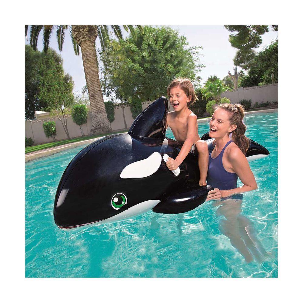 Boia Inflável De Baleia Jumbo Para Crianças A Partir De 3 Anos - 3