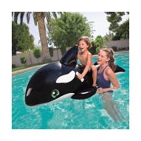 Boia Inflável De Baleia Jumbo Para Crianças A Partir De 3 Anos - 3