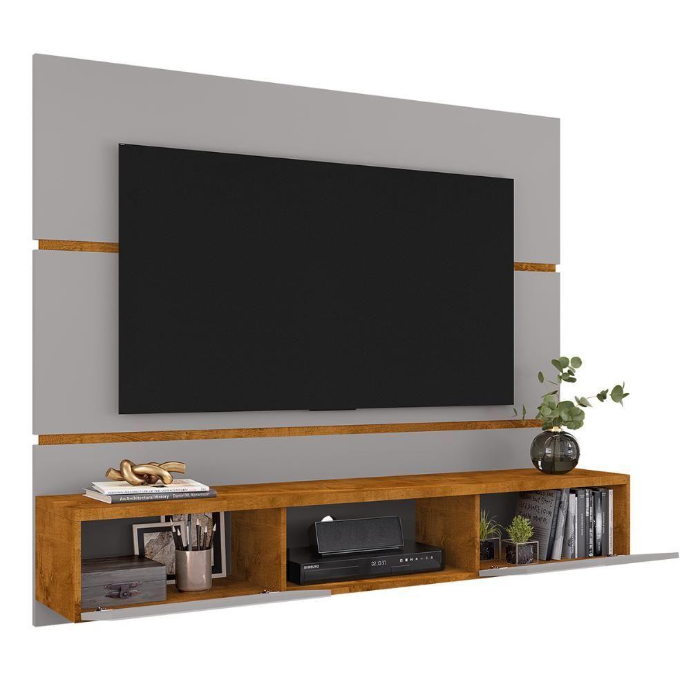 Painel Tv Ambar Sala 65 Pol. Off White naturalle ripado - 2