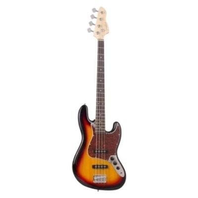 Contrabaixo Giannini Gb-100 Jazz Bass Elétrico Passivo Sunburst/turtle [f002]