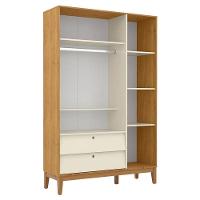 Berço Americano E Guarda Roupa Unique 3 Portas Off White Freijó Eco Wood Com Colchão Gazin - Matic - 6