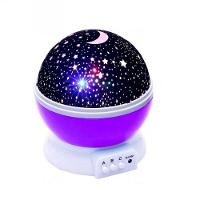 Luminaria Projetor Estrela 360 Galaxy Star Master Lilás - 1