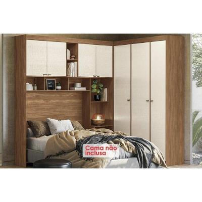 Guarda Roupa Casal 7 Portas E 4 Gavetas Lugano Jatoba-areia - Santos Andirá