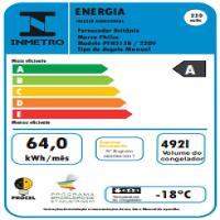 Freezer E Refrigerador Philco PFH515B 492L Horizontal Branco 220V - 7