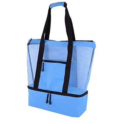 Bolsa Praia C/ Compartimento Termico Piscina Campo Azul Aço