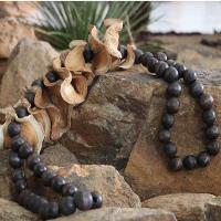 Colar De Mesa Decorativo Cipós 78 Cm Moderna Mobília Preto/natural - 5