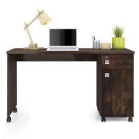 Escrivaninha Para Computador Office Malta - Mdp 1 Gaveta Noce - Lukaliam Móveis - 1