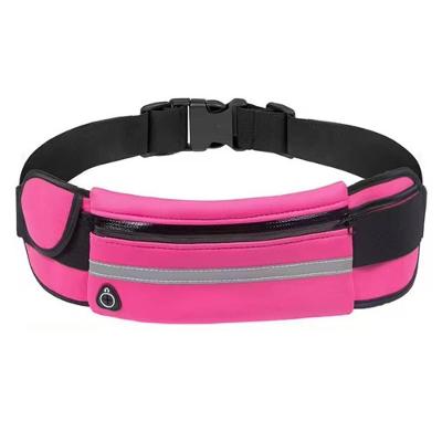 Pochete Corrida Bolsa Celular Treino Exercícios Impermeável Slim Rosa