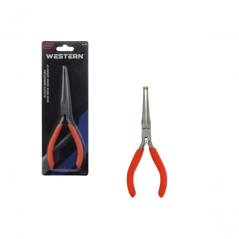 Alicate Miniatura Meia Cana Western Bico Longo - 3