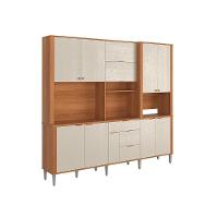 Cozinha Compacta Astra - 2,40m 10 Portas E 4 Gavetas - Lukaliam Móveis Jequitiba-areia Jequitiba-areia - 1