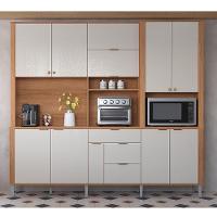 Cozinha Compacta Astra - 2,40m 10 Portas E 4 Gavetas - Lukaliam Móveis Jequitiba-areia Jequitiba-areia - 3