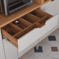 Cozinha Compacta Astra - 2,40m 10 Portas E 4 Gavetas - Lukaliam Móveis Jequitiba-areia Jequitiba-areia - 7