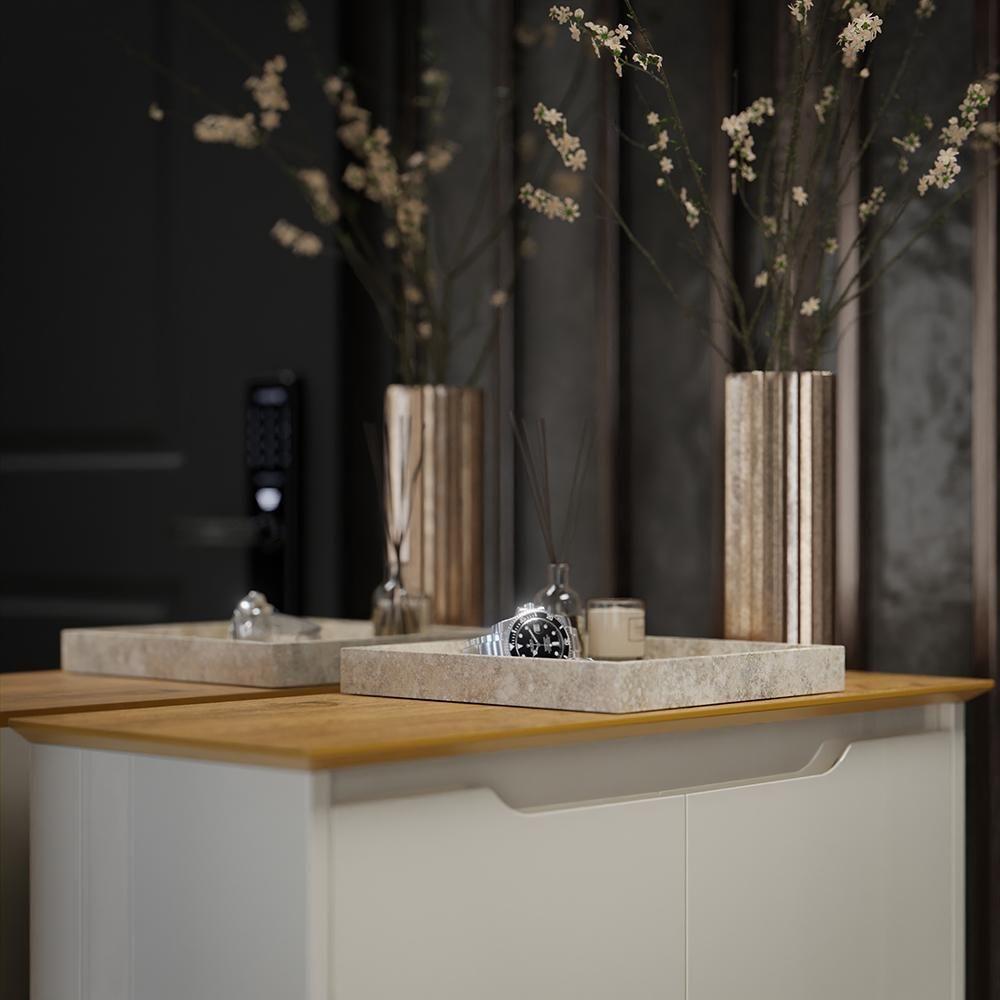 Sapateira Retrô Flow - Mdp-mdf 2 Portas E 2 Prateleiras - Ej Móveis - 5