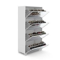 Sapateira Pequim Com Espelho - Várias Cores Branco Branco