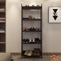 Sapateira Multiuso Para Calçados 5 Andares Organizador Mdp 15mm Preto Preto - 2