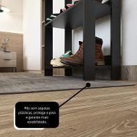 Sapateira Multiuso Para Calçados 5 Andares Organizador Mdp 15mm Preto Preto - 6