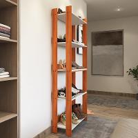 Sapateira Multiuso Para Calçados 5 Andares Organizador Mdp 15mm Nature-branco Nature-branco - 3