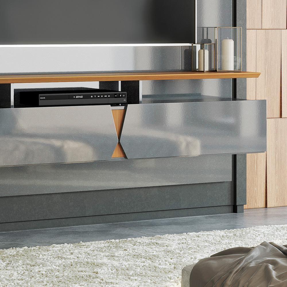 Painel Intense Para Tv Até 55'' Cinza Perolizado - Tauari Cinza Perolizado - Tauari - 6
