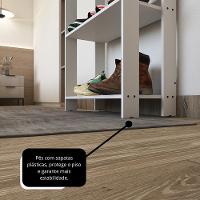 Sapateira Multiuso Para Calçados 5 Andares Organizador Mdp 15mm Branco Branco - 6