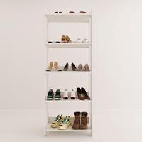 Sapateira Multiuso Para Calçados 5 Andares Organizador Mdp 15mm Branco Branco - 9