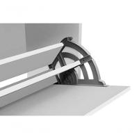 Sapateira Berlim - Mdp 4 Portas Com Pés De Madeira Branco - Rede Móveis - 2