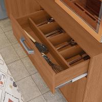 Armário De Cozinha Compacta Dakota 5 Portas E 1 Gaveta Lukaliam Móveis Jequitiba Jequitiba - 3