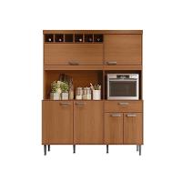 Armário De Cozinha Compacta Dakota 5 Portas E 1 Gaveta Lukaliam Móveis Jequitiba Jequitiba - 6