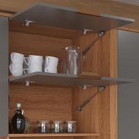 Cozinha Compacta Astra - 2,40m 10 Portas E 4 Gavetas - Lukaliam Móveis Jequitiba-grafite Jequitiba-grafite - 9