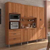 Cozinha Compacta Pulse - 2,60m 12 Portas E 3 Gavetas - Lukaliam Móveis Jequitiba Jequitiba - 6