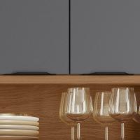 Cozinha Compacta Viena 8 Portas E 2 Gavetas Lukaliam Móveis Jequitiba-cinza Fosco - 7