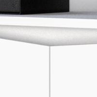 Aparador Buffet Merlin - 2 Portas Com Pés Retrô Em Mdf-mdp Branco - Movelove Branco - 2