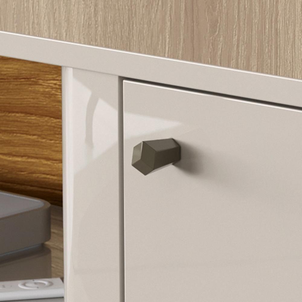 Home Para Tv Até 75 Led Ripado 3d 1,83m Off White Freijó - Lukaliam Móveis - 7