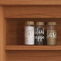 Cozinha Compacta Pulse - 2,60m 12 Portas E 3 Gavetas - Lukaliam Móveis Jequitiba-areia Jequitiba-areia - 8