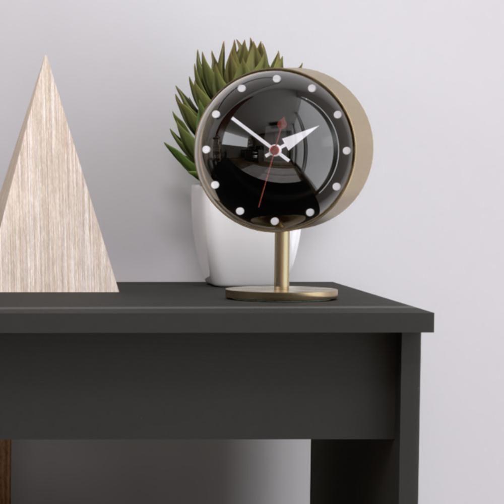 Multiuso Aparador Flex - Mdp 1 Porta E 1 Gaveta Chumbo-freijo - Indékes - 6