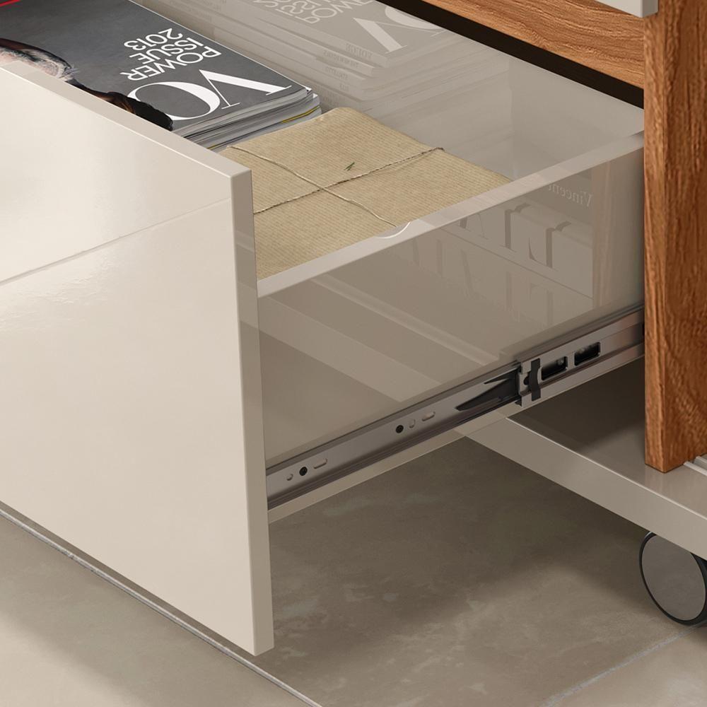 Home 2,10m Lukaliam Móveis Para Tv Até 70 Polegadas C- Led No Nicho Off White Perolizado-jequitiba Off White Perolizado-jequitiba - 8