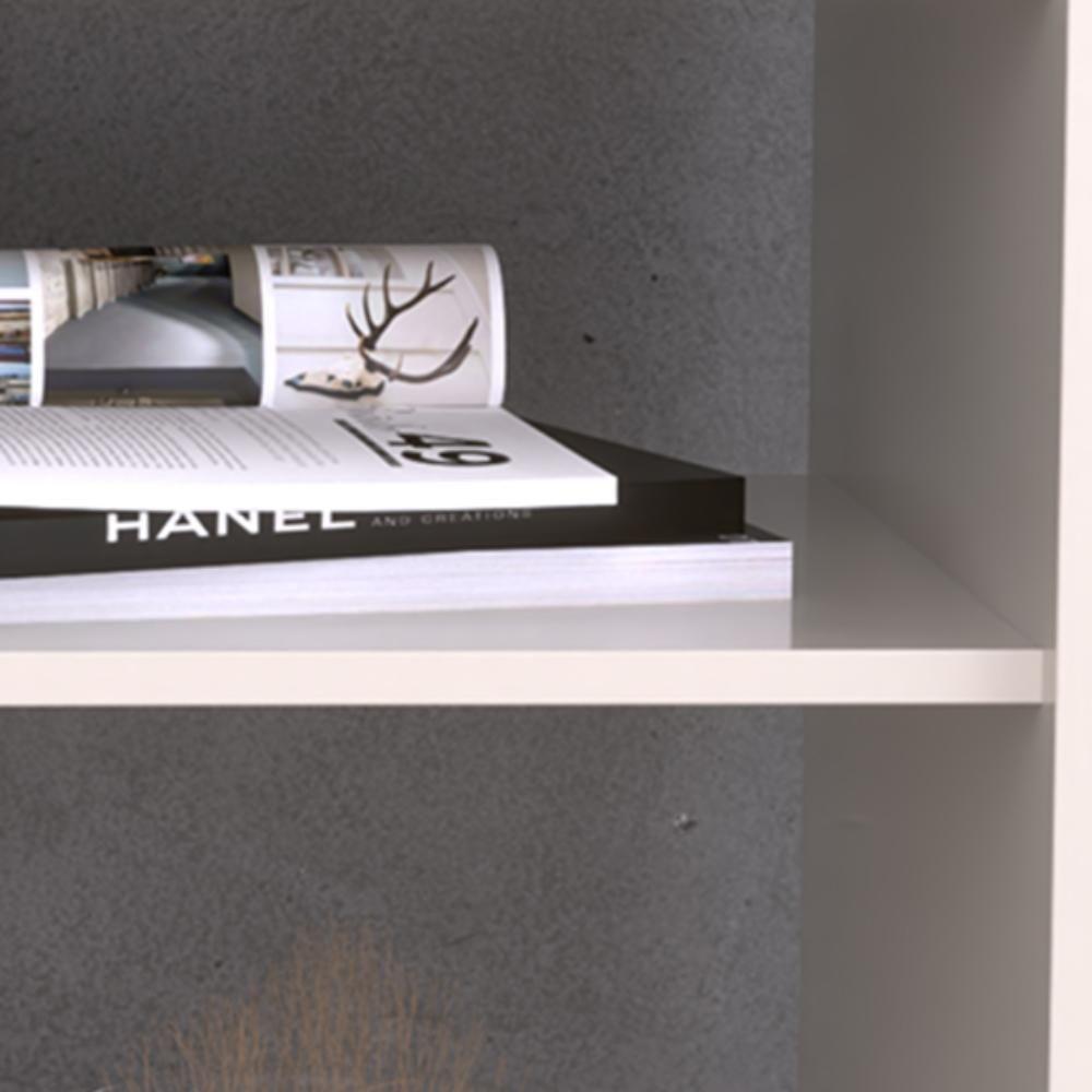 Multiuso Aparador Flex - Mdp 1 Porta E 1 Gaveta Off White-freijo - Indékes - 7