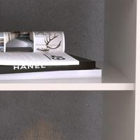 Multiuso Aparador Flex - Mdp 1 Porta E 1 Gaveta Off White-freijo - Indékes - 7