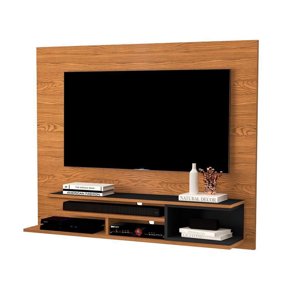 Painel Londres - Mdp-mdf 1 Porta E 1 Gaveta Nature-preto - Movelove - 5