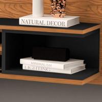 Painel Londres - Mdp-mdf 1 Porta E 1 Gaveta Nature-preto - Movelove - 3