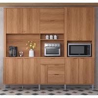 Cozinha Compacta Astra - 2,40m 10 Portas E 4 Gavetas - Lukaliam Móveis Jequitiba Jequitiba - 3