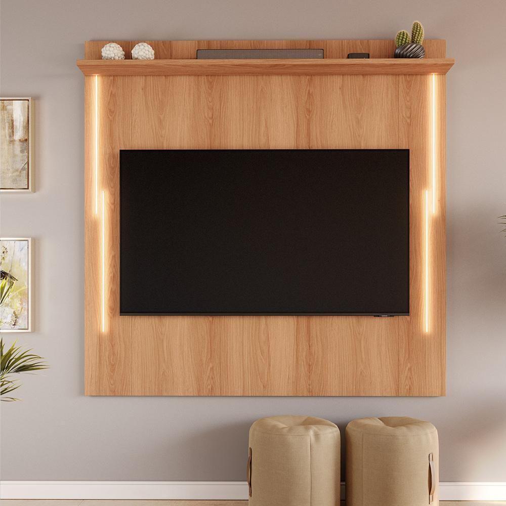 Painel Com Led Para Tv Até 70 Polegadas Sevilla 183cm Jequitibá - 2