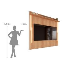 Painel Com Led Para Tv Até 70 Polegadas Sevilla 183cm Jequitibá - 3