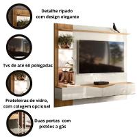 Painel Para Tv Até 55'' Freijó Com Off White Perolizado Vegas Intense - Movelove - 2
