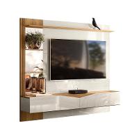 Painel Para Tv Até 55'' Freijó Com Off White Perolizado Vegas Intense - Movelove - 7