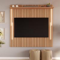 Painel Efeito Ripado 3d Com Led Para Tv Até 70 Polegadas Sevilla 183cm Jequitibá - 2