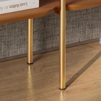 Aparador Lukaliam Móveis Sala De Estar Ou Jantar Cairo C- 2 Gavetas C- Pés De Ferro - 6