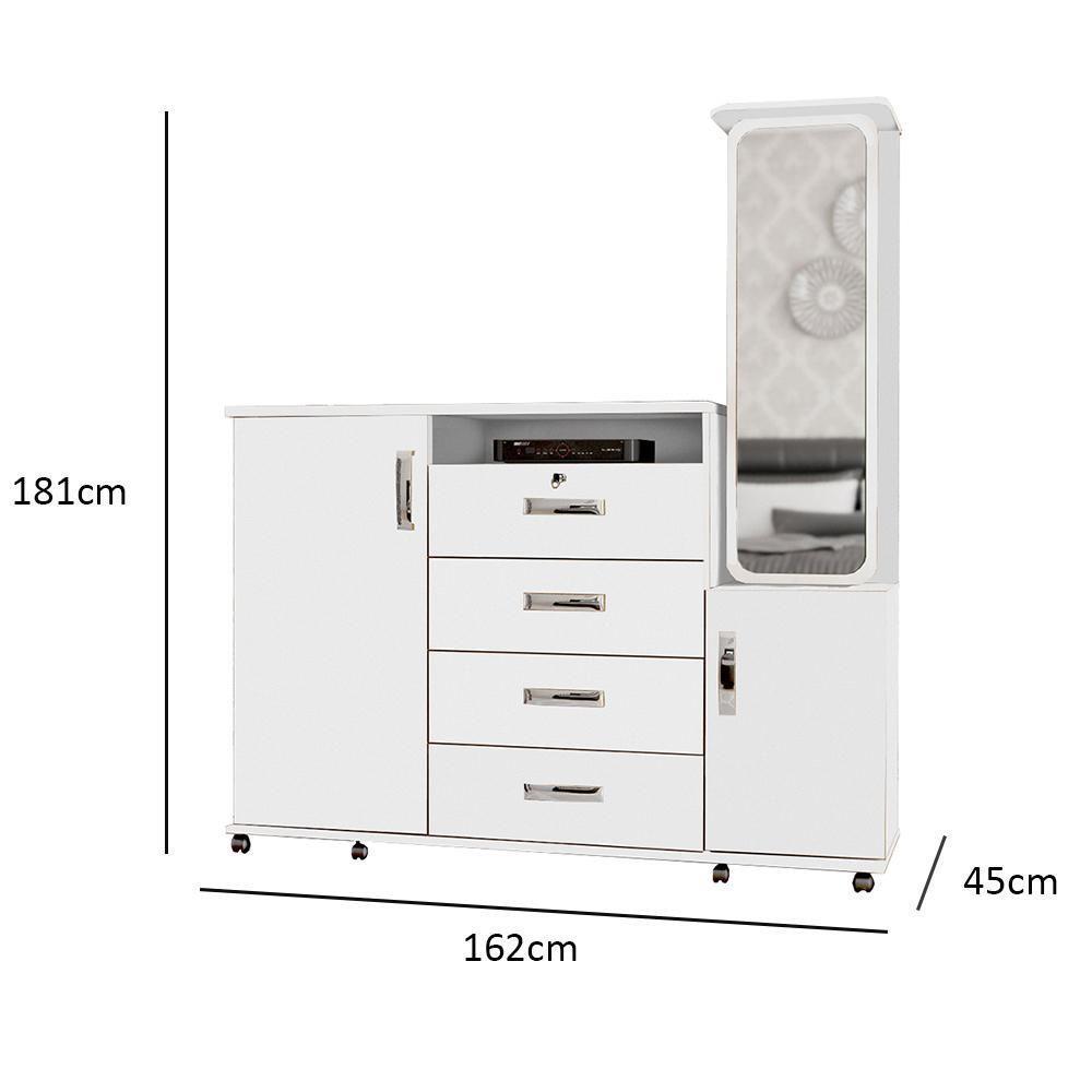 Cômoda Copacabana Branco - Lukaliam Móveis - 2