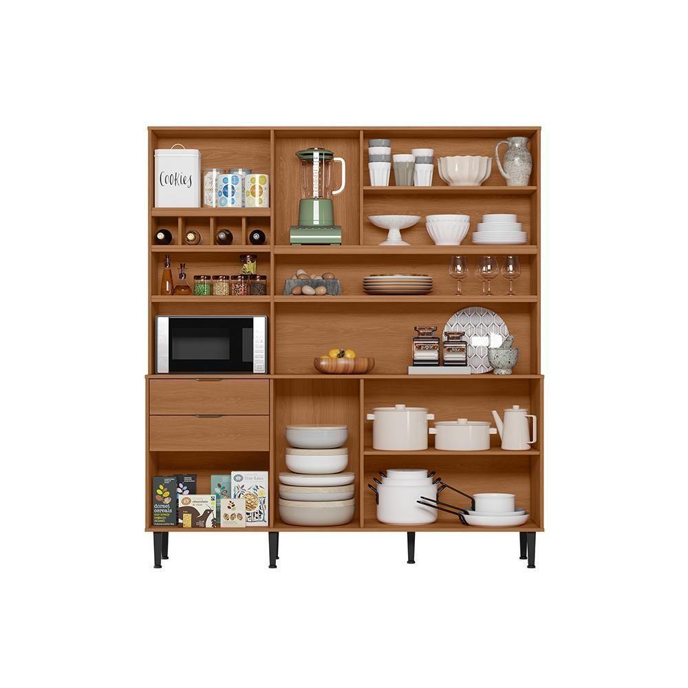 Kit Cozinha Compacta Viena 8 Portas E 2 Gavetas Lukaliam Móveis Jequitiba Jequitiba - 2