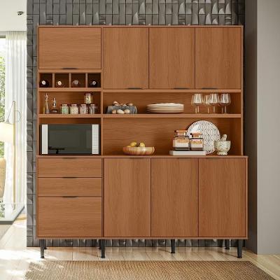 Kit Cozinha Compacta Viena 8 Portas E 2 Gavetas Lukaliam Móveis Jequitiba Jequitiba