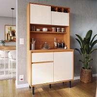 Armário De Cozinha Completa Easy 4 Portas 1 Gaveta - Movelove Jequitiba-areia Jequitiba-areia - 1